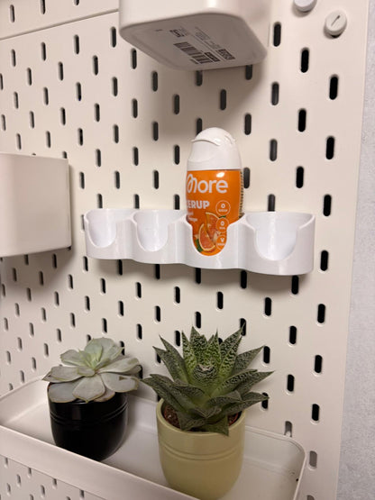 Sirup-Halter für MORE Nutrition Zerups | IKEA SKÅDIS kompatibel